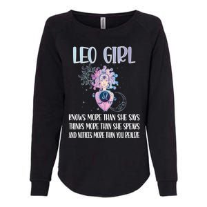 Leo Zodiac Sign Leo Horoscope Astrology July August Gift Womens California Wash Sweatshirt