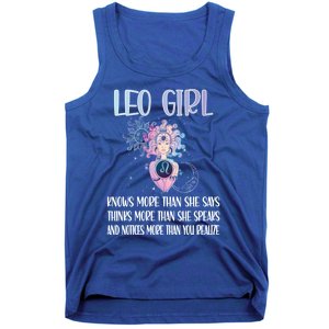 Leo Zodiac Sign Leo Horoscope Astrology July August Gift Tank Top