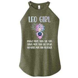 Leo Zodiac Sign Leo Horoscope Astrology July August Gift Women's Perfect Tri Rocker Tank