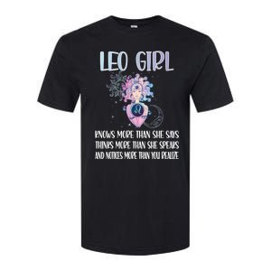 Leo Zodiac Sign Leo Horoscope Astrology July August Gift Softstyle CVC T-Shirt