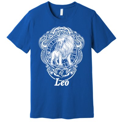 Leo Zodiac Star Sign Gift Premium T-Shirt