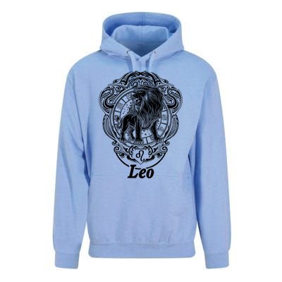 Leo Zodiac Star Sign Gift Unisex Surf Hoodie