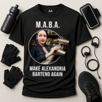 M.A.B.A. Alexandria Ocasio-Cortez Bartend Again Performance Shirt