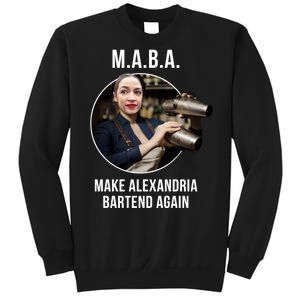 M.A.B.A. Alexandria Ocasio-Cortez Bartend Again Sweatshirt