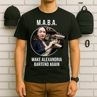 M.A.B.A. Alexandria Ocasio-Cortez Bartend Again T-Shirt
