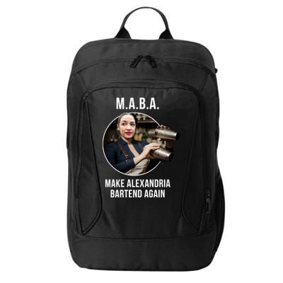 M.A.B.A. Alexandria Ocasio-Cortez Bartend Again City Backpack