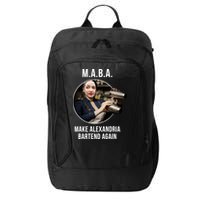 M.A.B.A. Alexandria Ocasio-Cortez Bartend Again City Backpack