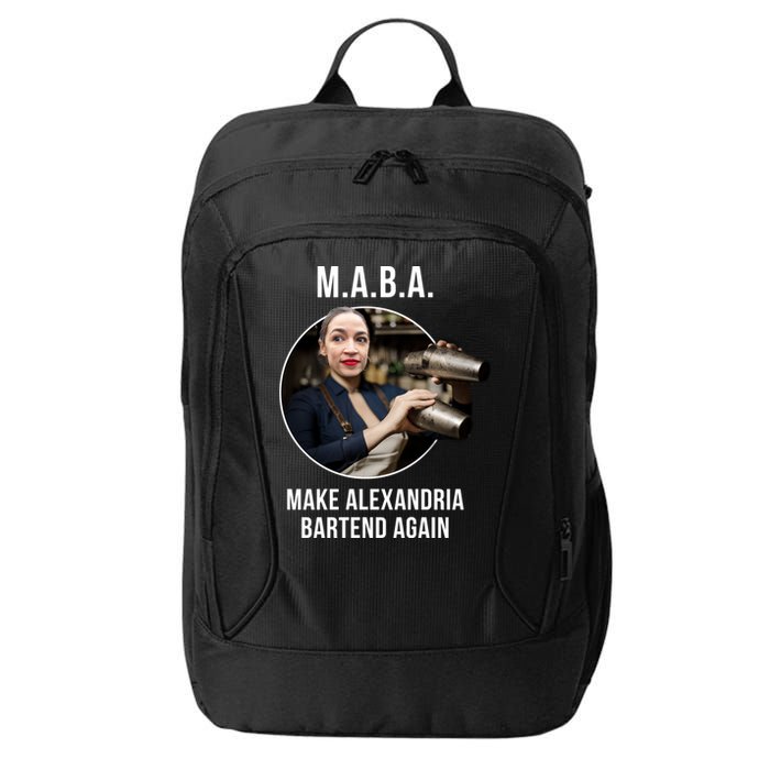M.A.B.A. Alexandria Ocasio-Cortez Bartend Again City Backpack