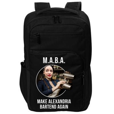 M.A.B.A. Alexandria Ocasio-Cortez Bartend Again Impact Tech Backpack