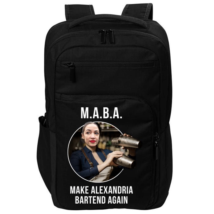 M.A.B.A. Alexandria Ocasio-Cortez Bartend Again Impact Tech Backpack