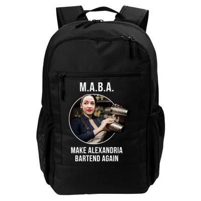 M.A.B.A. Alexandria Ocasio-Cortez Bartend Again Daily Commute Backpack