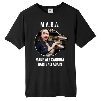 M.A.B.A. Alexandria Ocasio-Cortez Bartend Again Tall Fusion ChromaSoft Performance T-Shirt