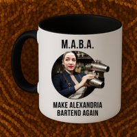 M.A.B.A. Alexandria Ocasio-Cortez Bartend Again Mug