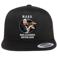 M.A.B.A. Alexandria Ocasio-Cortez Bartend Again Flatbill Hat