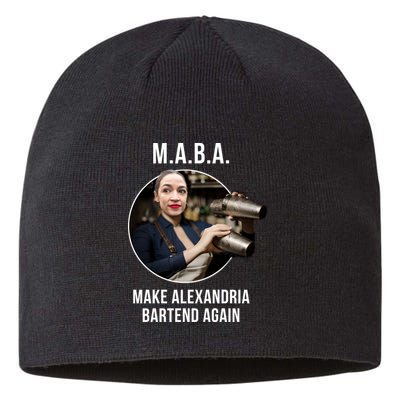 M.A.B.A. Alexandria Ocasio-Cortez Bartend Again Sustainable Beanie