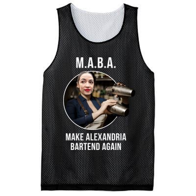 M.A.B.A. Alexandria Ocasio-Cortez Bartend Again Mesh Reversible Basketball Jersey Tank