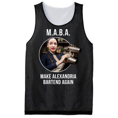 M.A.B.A. Alexandria Ocasio-Cortez Bartend Again Mesh Reversible Basketball Jersey Tank