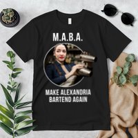 M.A.B.A. Alexandria Ocasio-Cortez Bartend Again Premium T-Shirt