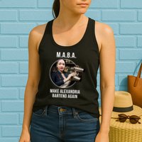 M.A.B.A. Alexandria Ocasio-Cortez Bartend Again Womens Tank Top