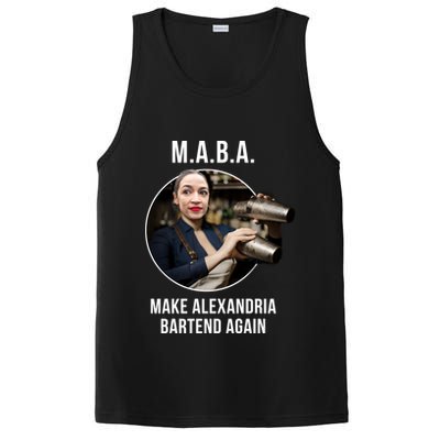 M.A.B.A. Alexandria Ocasio-Cortez Bartend Again PosiCharge Competitor Tank