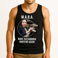 M.A.B.A. Alexandria Ocasio-Cortez Bartend Again Tank Top