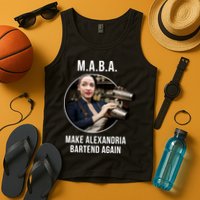 M.A.B.A. Alexandria Ocasio-Cortez Bartend Again Tank Top