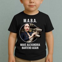 M.A.B.A. Alexandria Ocasio-Cortez Bartend Again Toddler T-Shirt