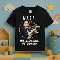 M.A.B.A. Alexandria Ocasio-Cortez Bartend Again Toddler T-Shirt