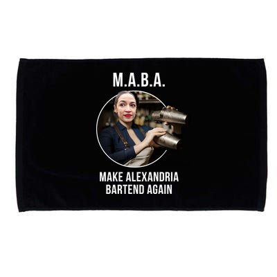 M.A.B.A. Alexandria Ocasio-Cortez Bartend Again Microfiber Hand Towel