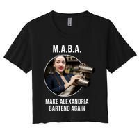 M.A.B.A. Alexandria Ocasio-Cortez Bartend Again Crop Top
