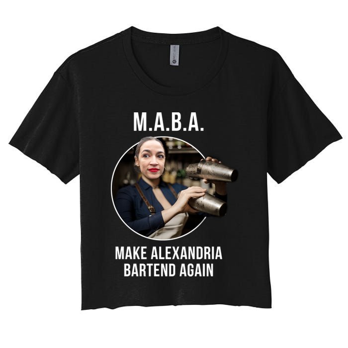 M.A.B.A. Alexandria Ocasio-Cortez Bartend Again Crop Top