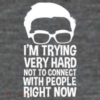 'm Trying Very Hard Not To Connect With People Right Now Zip Tote Bag