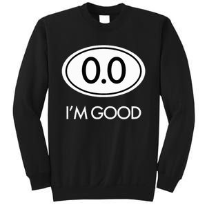 Marathon 0.0 Circle No Thanks Funny Graphic Sweatshirt