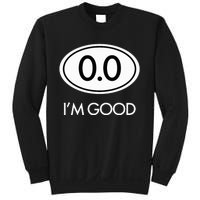 Marathon 0.0 Circle No Thanks Funny Graphic Sweatshirt