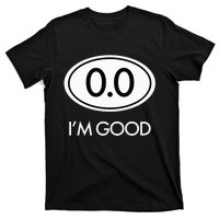 Marathon 0.0 Circle No Thanks Funny Graphic T-Shirt