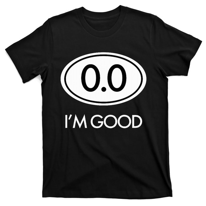 Marathon 0.0 Circle No Thanks Funny Graphic T-Shirt