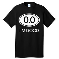 Marathon 0.0 Circle No Thanks Funny Graphic Tall T-Shirt