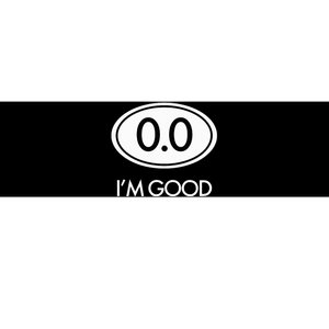 Marathon 0.0 Circle No Thanks Funny Graphic Bumper Sticker