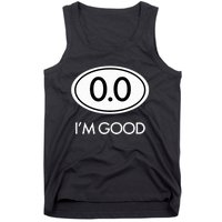 Marathon 0.0 Circle No Thanks Funny Graphic Tank Top