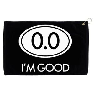 Marathon 0.0 Circle No Thanks Funny Graphic Grommeted Golf Towel