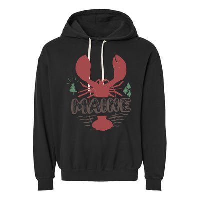 Maine 02 Garment-Dyed Fleece Hoodie