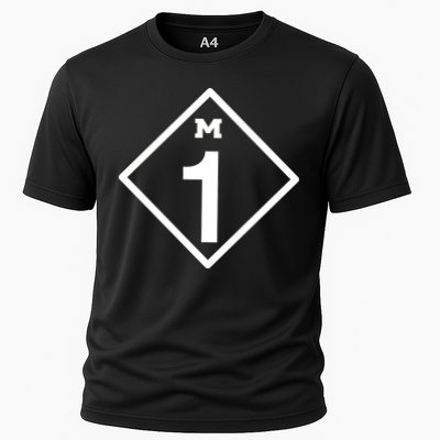 M1 Woodward Ave Sign Performance Shirt