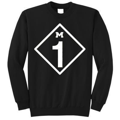 M1 Woodward Ave Sign Sweatshirt