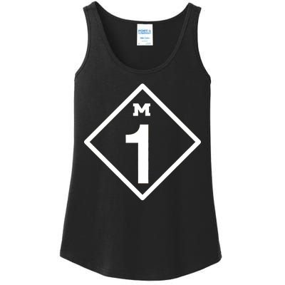 M1 Woodward Ave Sign Ladies Essential Tank