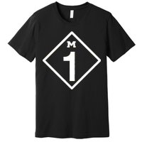 M1 Woodward Ave Sign Premium T-Shirt