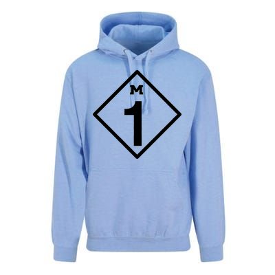 M1 Woodward Ave Sign Unisex Surf Hoodie