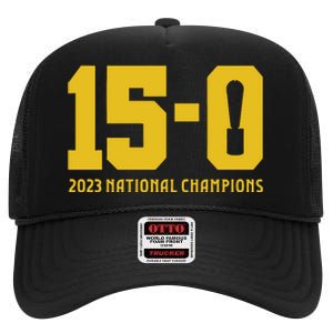 Michigan 15 0 Trophy High Crown Mesh Back Trucker Hat