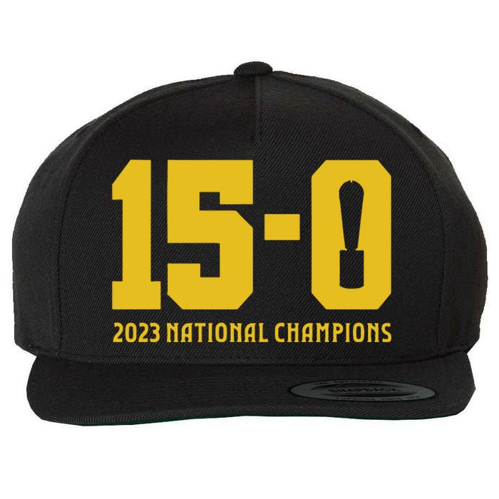 Michigan 15 0 Trophy Wool Snapback Cap