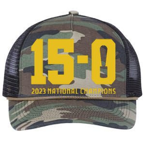 Michigan 15 0 Trophy Retro Rope Trucker Hat Cap