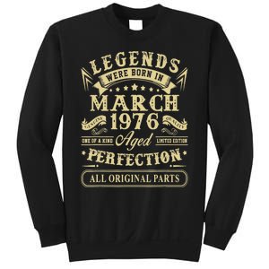 March 1976 47th Birthday Gift 47 Year Old Sweatshirt